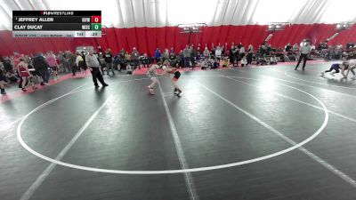 12U Boys - 86 lbs Quarters - Jeffrey Allen, Iowa-Grant Youth Wrestling Club vs Clay Ducat, Wisconsin