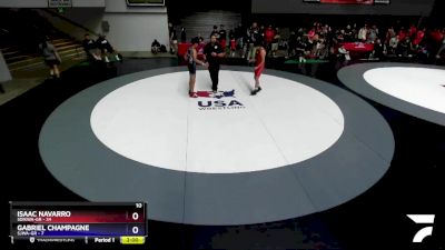 125 lbs Round 1 (10 Team) - Isaac Navarro, SDIKWA-GR vs Gabriel Champagne, SJWA-GR