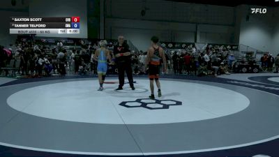 60 kg 3rd Place Match - Saxton Scott, Central Valley RTC vs Tanner Telford, Sanderson Wrestling Academy