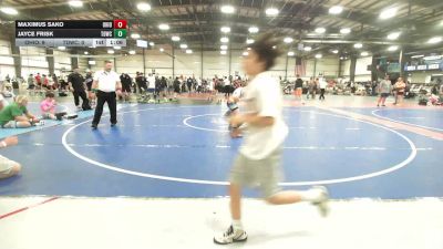 85 lbs Round Of 16 - Maximus Sako, Ohio United - MS vs Jayce Frisk, TDWC Maniacs Grey - MS