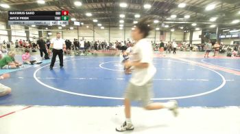 85 lbs Round Of 16 - Maximus Sako, Ohio United - MS vs Jayce Frisk, TDWC Maniacs Grey - MS