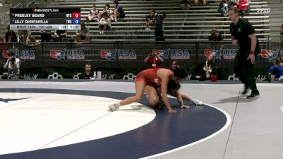 120 lbs Semis - Presley Beard, Wichita Training Center vs Lilly Quintanilla, Thermopolis Wrestling Club