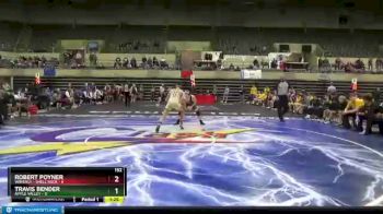152 lbs Finals (8 Team) - Robert Poyner, Waverly - Shell Rock vs Travis Bender, Apple Valley