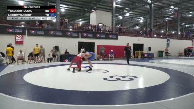 125 kg Cons. Rd Of 16 - Kade Sottolano, Mat Town USA vs Andrew Vanscoy, Yellowjacket Wrestling Club