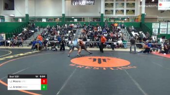 170 lbs Consolation - Jd Moore, Levitttown Division vs James Araneo, Ward Melville