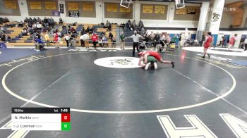 195 lbs Quarterfinal - Nate Mathis, Branford vs Jimmy Lowman, Notre Dame-West Haven