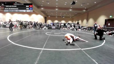 165 lbs Champ. Round 1 - Declan Bligh, Massachusetts vs Jack McMonagle, Pennsylvania