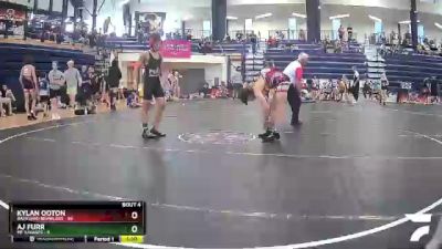 125 lbs Quarterfinals (8 Team) - AJ FURR, MF Savages vs Kylan Ooton, Backyard Brawlers