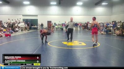 106 lbs Quarters & 1st Wb (16 Team) - Benjamin Parra, Toombs County vs Alexander Hawkins, Jordan