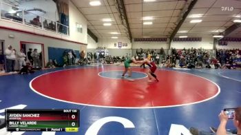 175 lbs Champ. Round 2 - Billy Velarde, Lander Valley vs Ayden Sanchez, Riverton