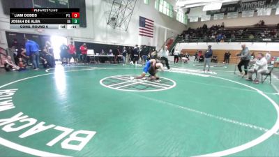 144 lbs Cons. Round 6 - Liam Dodds, Point Loma vs Josiah De Alba, Bishop Amat