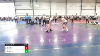 285 lbs Consi Of 16 #1 - Zack Smith, MO vs Jimmy Brown, NH