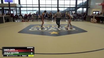 J-3 lbs Semifinal - Zakiya Smith, Anamosa Wrestling Club vs Cecelia Walshire, Hammerin Hawks