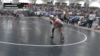 AA 126 lbs Champ. Round 1 - Vaughn Pulitzer, Dobyns Bennett High School vs Burgess Galligan, Warren Co. High School
