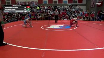 135 lbs Semifinal - Alannah Hanson, Saint Ansgar vs Destiny Krum, East Buchanan