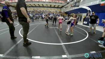 60-67 lbs Rr Rnd 4 - Ashlynn Clark, Choctaw Ironman Youth Wrestling vs Mila Rodriguez, Noble Takedown Club