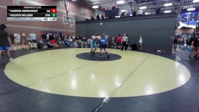 225 lbs Round 1 - Kamden Hernandez, 208 Spartan WC vs Holdyn Willden, 208 Badgers Wrestling Club