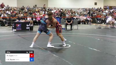 82 kg Rnd Of 16 - Ryan Epps, Army (WCAP) vs Aidan Squier, Combat W.C. School Of Wrestling