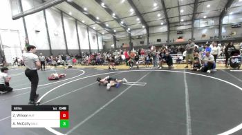 62 lbs Quarterfinal - Zachary Wilson, Mat Demon WC vs Arlington McColly, Salem Elite