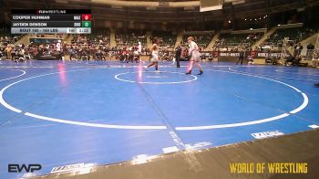 160 lbs 3rd Place - Cooper Huhman, Maize vs Jayden Denson, Siouxland Wrestling Academy