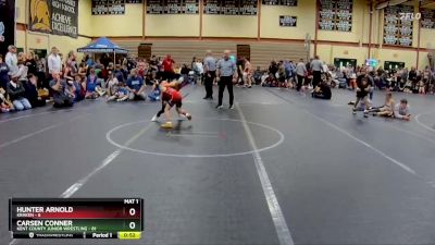 52 lbs Semifinal - Carsen Conner, Kent County Junior Wrestling vs Hunter Arnold, Kraken