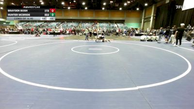 132 lbs Consi Of 16 #2 - Brayden Bosh, Layton vs Hunter McBride, Ridgeline