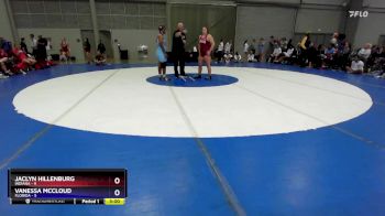 190 lbs 4th Wrestleback (16 Team) - Jaclyn Hillenburg, Indiana vs Vanessa McCloud, Florida