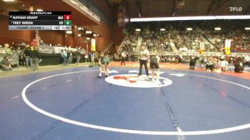 2A-138 lbs Champ. Round 1 - Trey Breen, Tongue River vs Nathan Grant, Moorcroft