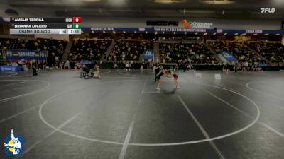 115 lbs Champ. Round 2 - Amelia Terrill, Iowa City High vs Brianna Lucero, Iowa City West