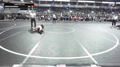 70 lbs 5th Place - Aiden Balderas, Wtc vs Aiven Underwood, Hallsville Kids Club