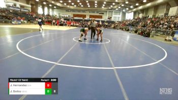 132 lbs Round 1 (3 Team) - Jack Godoy, Seaford Sr High vs Jonathan Hernandez, Saugerties Sr HS