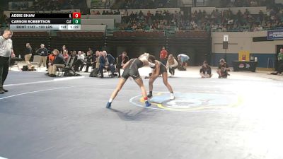 100 lbs Final - Addie Shaw, Indian Land vs Carson Robertson, Catawba Ridge