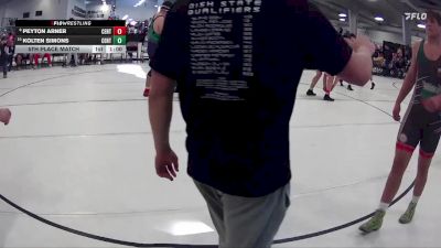 288 lbs 5th Place Match - Kolten Simons, Centura vs Peyton Arner, Fairbury