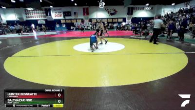 113 lbs Cons. Round 2 - Balthazar Ngo, Mira Costa vs Hunter Besneatte, Chaparral