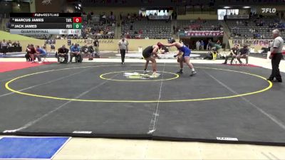 215 lbs Quarterfinal - Marcus James, Taylor County vs Jack James, Paducah Tilghman