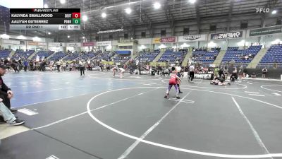 72 lbs Rr Rnd 1 - Kalynda Smallwood, South Central Punishers vs Aaliyah Gutierrez, Pomona Elite