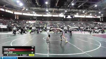 160 lbs Prelim - Alex Wise, Baker/Powder Valley vs Cody Magill, Silverton