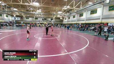 80 lbs Quarterfinal - Levic McGee, Touch Of Gold vs Owen Braun, Gorilla Wrestling Club, Inc.