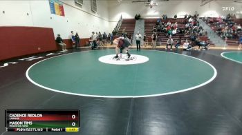 215 lbs Semifinal - Cadence Redlon, Laramie vs Mason Tims, Mountain View