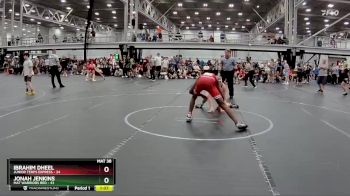 160 lbs Round 6 (8 Team) - Ibrahim Dheel, Junior Terps Express vs Jonah Jenkins, Mat Warriors Red