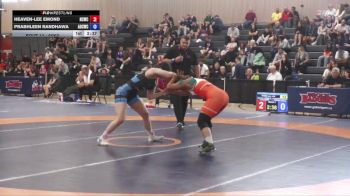 65kg Round 2 - Heaven-Lee Emond, National Capital Wrestling Club vs Prabhleen Randhawa, Akhara Of Champions Wrestling Club