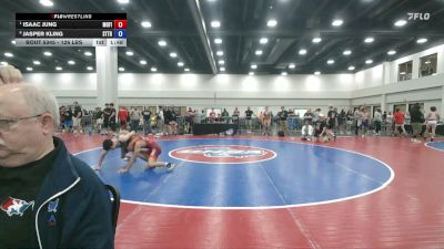 126 lbs Quarters - Isaac Jung, Morris Fitness vs Jasper Kling, Steller Trained