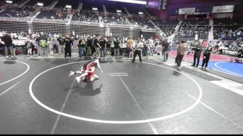 70 lbs Semifinal - Ryan Pitzele, Bear Cave WC vs Jett Leonhardt, Sturgis Youth WC