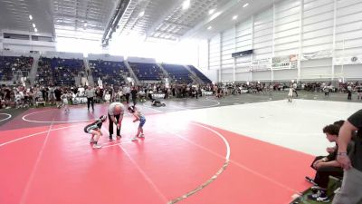 57 lbs Round Of 16 - Kate Hubbard, Ganado WC vs Isaiah Hernandez, Siu Wrestling