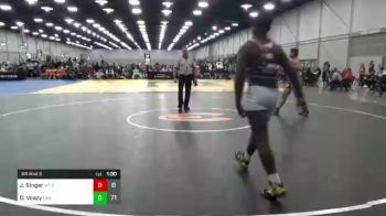 180 lbs Rr Rnd 3 - Jason Singer, Whitted Trained Red vs De`Alcapon Veazy, Team USA