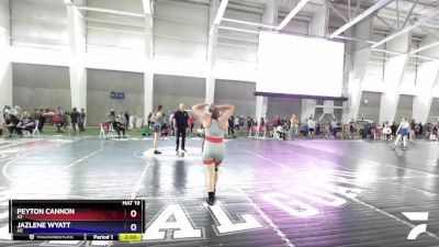 148 lbs Cons. Semi - Peyton Cannon, AZ vs Jazlene Wyatt, AZ