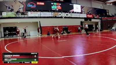 165 lbs Quarterfinal - Andrew Sparks, Minnesota vs Nico Lozano, Little Rock