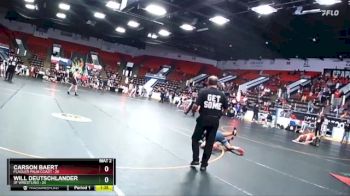 152 lbs Champ. Round 1 - Will Deutschlander, 3F Wrestling vs Carson Baert, Flagler Palm Coast