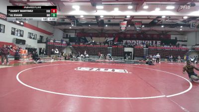 141 lbs Quarterfinal - Danny Martinez, SIUE vs KJ Evans, Northern Colorado