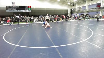 165 lbs Cons. Quarters - Croix Gudenkauf, Mission Athletics vs Hunter Cole, Tip Of The Mitt Wrestling Club